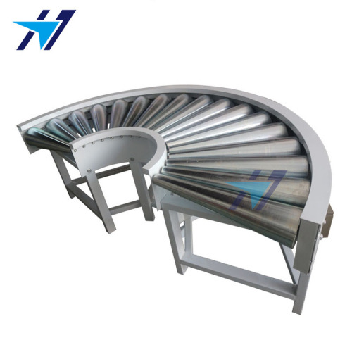 Chain drive turn roller conveyor