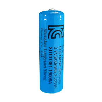 KC Certified Single 14500 Li-ion Rechargeable Battery: OEM Options Available