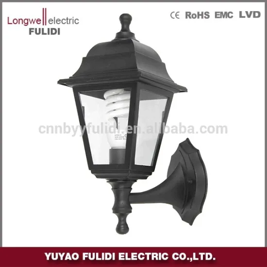 P401 outdoor plastic wall light/cheap and classical garden lantern post lamp