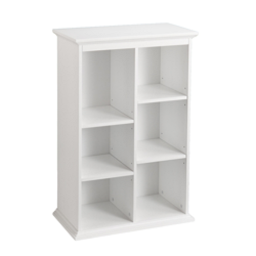 Small Bookcase 4 Cube Bookshelf Wood Shelves