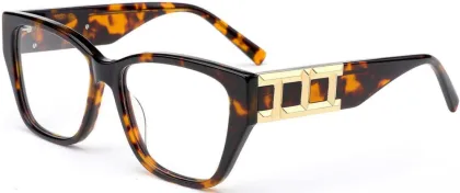 Belieye Large Square Hipster Acetate Glasses