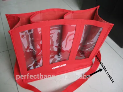 600 D oxford Tote Wine bag Portable carrier