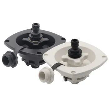 Wall Mount Pressure Regulated Water Inlet for RVs, Marine Boats
