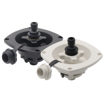 Wall Mount Pressure Regulated Water Inlet for RVs, Marine Boats