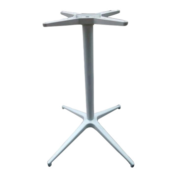 Asas meja logam berkualiti baik d700xh720mm pangkalan silang aluminium