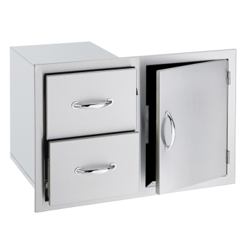 OEM built in With 304 Stainless Steel outdoor kitchen doors and drawers