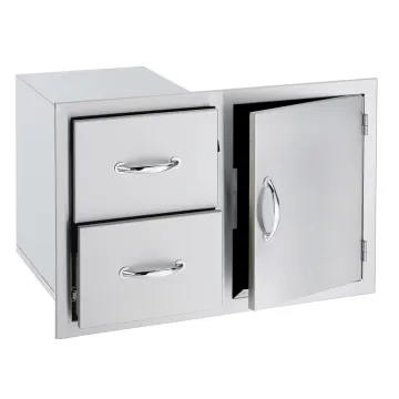 OEM built in With 304 Stainless Steel outdoor kitchen doors and drawers