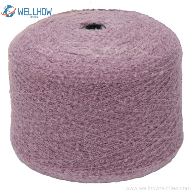 High Quality 1/9NM Wool Like Polyester Loop Yarn