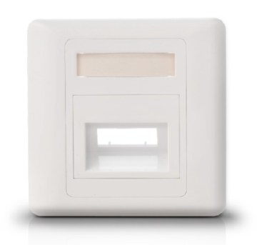 SC fiber optic face plate oxygen wall outlet