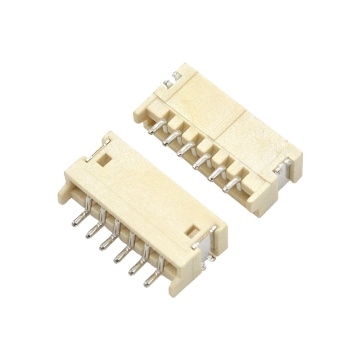 ZWG फैक्टरी डायरेक्ट सप्लाई ZH1.5MM 6PIN क्षैतिज पैच टर्मिनल तापमान-प्रतिरोधी सॉकेट कनेक्टर स्ट्रिप