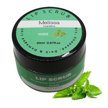 Scrub per labbra a bolle di fragole biologica vegana con idratante di vitamina C - marchio privato