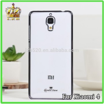 2014 LZB factory phone PC+electroplate case for Xiaomi Mi4,for Xiaomi Mi4 case,For Xiaomi case