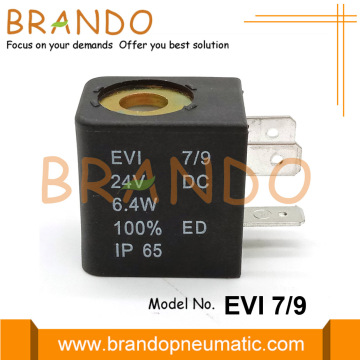 공압 솔레노이드 밸브 코일 EVI 7/9 24VDC 6.4W