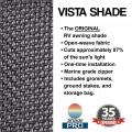 RV Awning Shade Screen In Seconds Solar Mesh