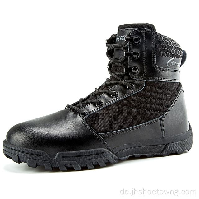 Herren Leder Military Army Tactical Outdoor-Stiefel