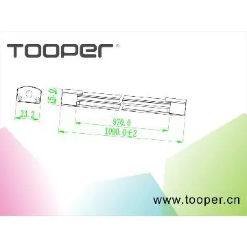 22W 100cm LED SMD Rigid Waterproof Light Bar