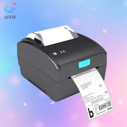 AIXW Desktop 80mm Thermal Label Printer - Barcode Sticker Label Printer
