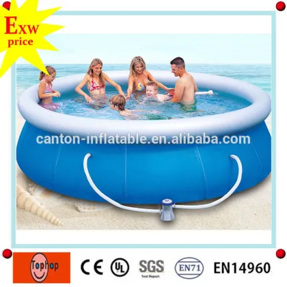 hot selling artificial swimming pool,square above ground swimming pool intex for sale