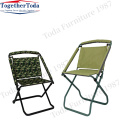 Tela de metal tela plegable silla al aire libre