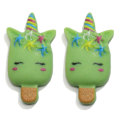 Żywica Flatback Animal Head Popsicle Cabochon Craft Multi Colors Summer Sweet Food DIY brelok do kluczy Art Decor Tworzenie biżuterii