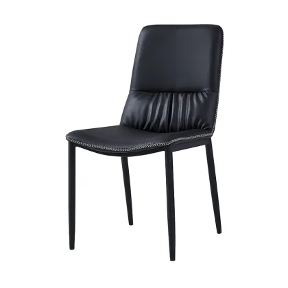 Ring back velvet buttoned back Italian dining chair