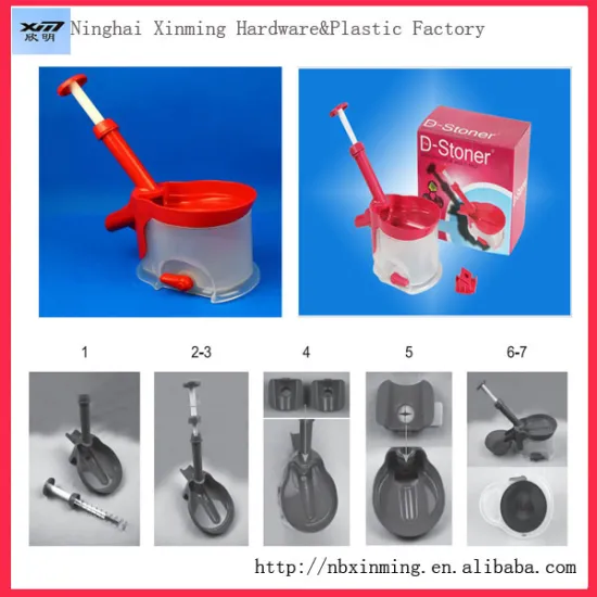 Plastic Cherry corer and Olive Pitter