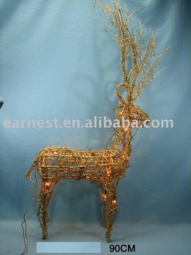 christmas standing deer
