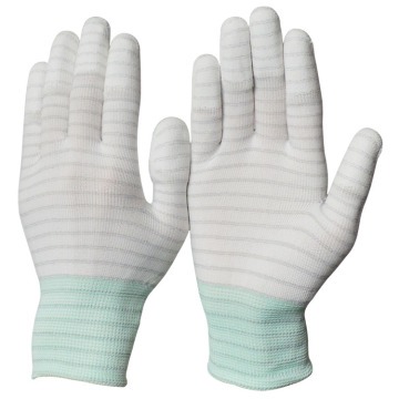 palm fit coated anti static gloves used for electronic