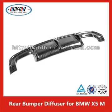 Rear Lip Carbon Fiber Bumper Bar Diffuser For BMW X5 M