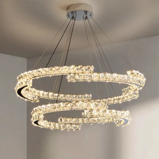 Affordable Modern Gold Crystal Chandeliers and Pendant Lights for Living Room Décor