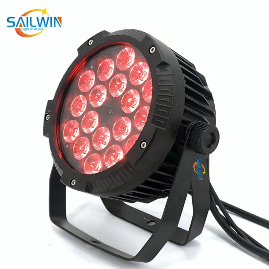 18X18W 6IN1 RGBAW UV Waterproof LED PAR Light for DJ Stage and Outdoor Events