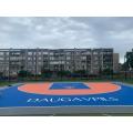 Sistema di piastrelle per pavimenti modulari di campo da basket