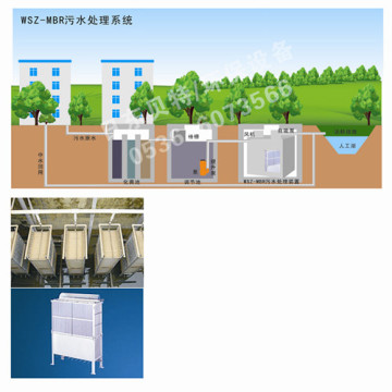 MBR Sement Domestic Region Wastewater Treatment