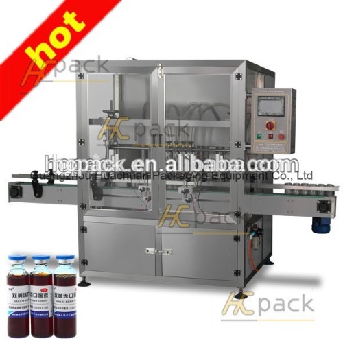 Four heads full-automatic oral liquid filling machines from China supplier