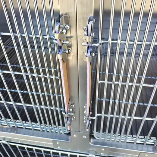 High-Quality Stainless Steel Vet Cages for Animals