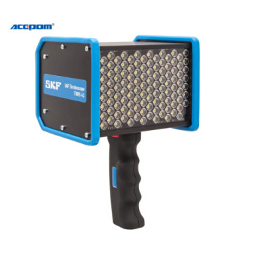 Stroboscópio portátil para extrema luminescência com sincronização flash e operação contínua