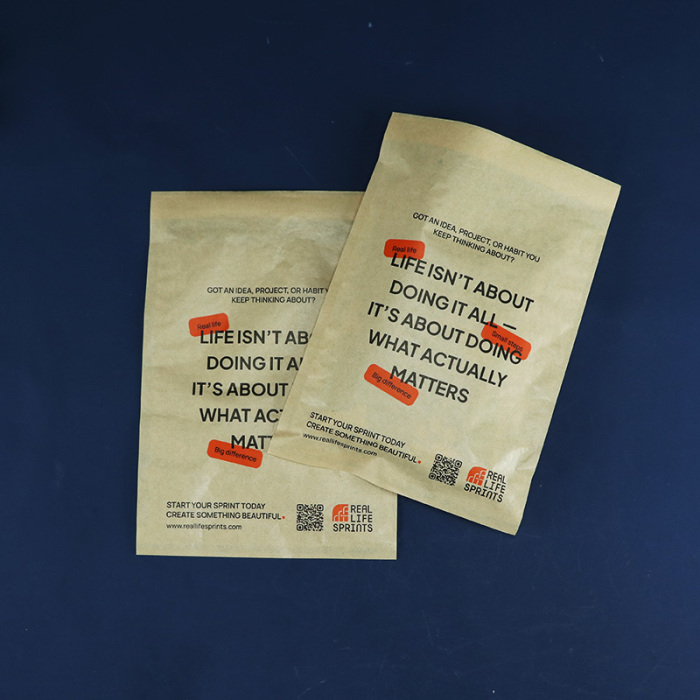 Kraft Glassine အထည်ချုပ်အိတ်များ