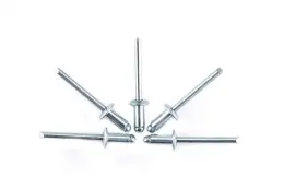 Steel/Steel Dome head open end blind rivets