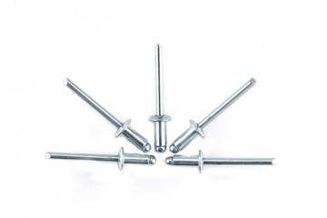 Steel/Steel Dome head open end blind rivets