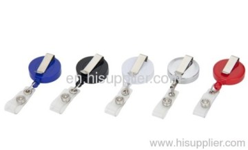 Plastic Material Red Color Badge Holder 