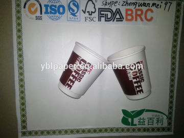 Heat resistant paper cup