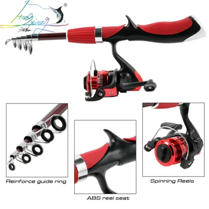 Derbyska Carbon Fiber Fishing Rod Set: 1.4m Ice Fly Bait Fishing Plate, Child-Sized Parent-Child Suit