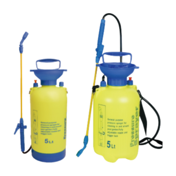 Spruzzatore elettrico a zaino Dadi giallo e blu da 5 litri