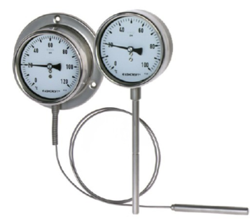 All Stainless Steel Gas Filled Temperature Gauge