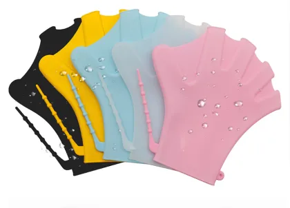 Customized Adults Training Silicone Webbed Swimming Gloves