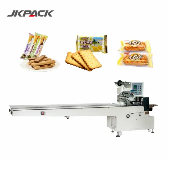 JY-300/DXD-300 Automatic Mini Cake/Pastry/Cookie/Flow Biscuit Packaging Machine