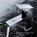 Painting White Basin Waterfall Faucet