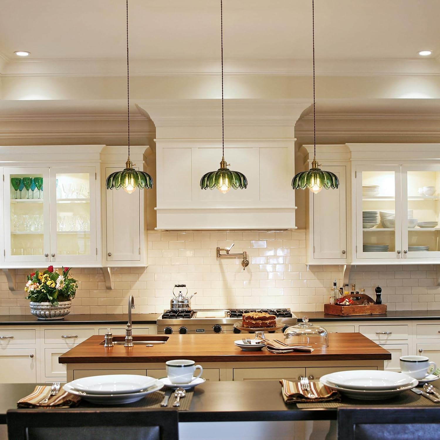 P250919 Glass shade pendant lamp (45)