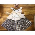 Jannybb Wholesale Boutique Girls' Check Panifore