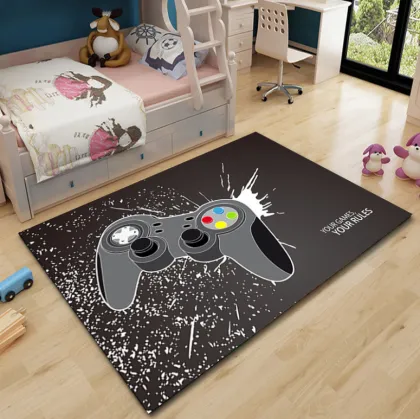 Boy bedroom Video game console carpet